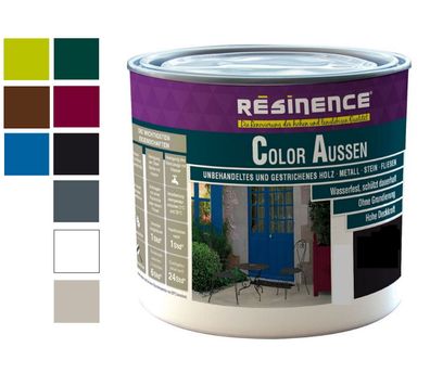 Color Aussen 250 ml oder 500 ml Kunstharz hohe Deckkraft Resinence