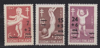 Finnland Finland SUOMI [1948] MiNr 0353-55 ( * */ mnh )
