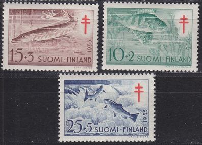Finnland Finland SUOMI [1955] MiNr 0443-45 ( * */ mnh ) Tiere