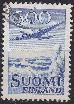 Finnland Finland SUOMI [1958] MiNr 0488 ( O/ used ) Flugzeug