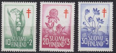 Finnland Finland SUOMI [1958] MiNr 0493-95 ( * */ mnh ) Pflanzen