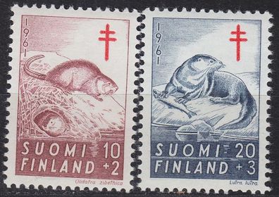 Finnland Finland SUOMI [1961] MiNr 0536 ex ( * */ mnh ) [01] Tiere