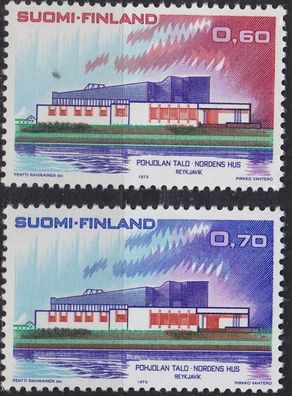 Finnland Finland SUOMI [1973] MiNr 0724-25 ( * */ mnh ) Architektur