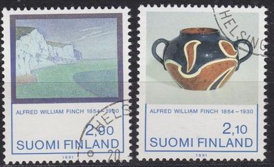 Finnland Finland SUOMI [1991] MiNr 1146-47 ( O/ used ) Kunst