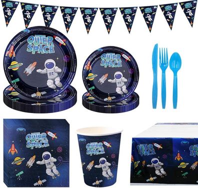 Outer Space Nightmare Before Christmas Geschirr Kit Birthday Party Tableware Set