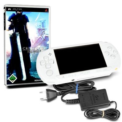 Original Sony PlayStation Portable - PSP E1004 Konsole in WEISS / WHITE #50A + ...