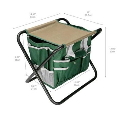 Campinghocker Hocker mit Tasche grün tragbar teilbar Klapphocker Angelhocker NEU