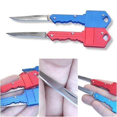 Schlüsselanhänger Messer Schlüssel Schlüsselmesser kleines Taschenmesser Camping