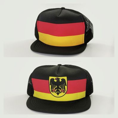Trucker Cap - Deutsche Flagge, Fußball, WM, EM, Nationalmannschaft