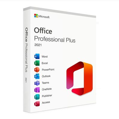 MS Office 2021 Professional Plus 1 PC Vollversion kein ABO Blitzversand