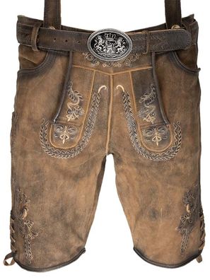Lederhose kurz Kochelsee kastanie Antik