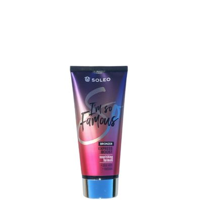 Soleo/ I´m So Famous Bronzer "Express Boost" 150ml/ Solariumkosmetik