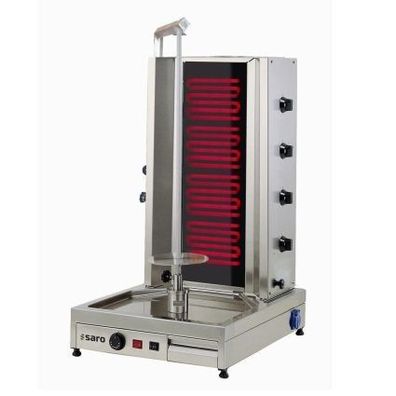 Elektro Döner/ Gyros Grill Dönergrill Fleischspieß bis 80 Kg 530x650x 1070 Gastlando