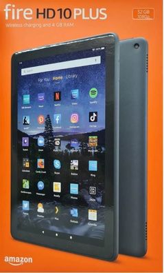 Amazon Fire HD 10 Plus Tablet (2021) Full HD Display, 32 GB, Octa-Core, 4 GB RAM, kab