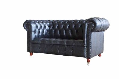 Chesterfield Design Luxus Polster Sofa Couch Sitz Garnitur Leder Neu