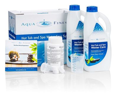 AquaFinesse Whirlpool Wasserpflege Box mit Chlortabletten | Spa Hottub Reinigung