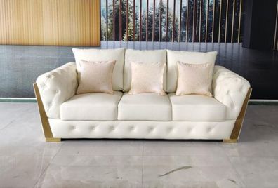 Dreisitzer Couch Möbel Einrichtung Chesterfield Medusa Luxus Einrichtung