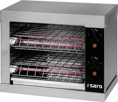 Toaster Mod. BUSSO T2 + 180°C Edelstahl OU Hitze 440 x 260 x 380 Gastlando