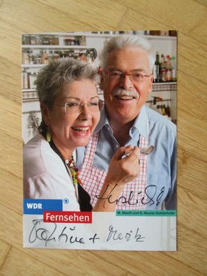 WDR Martina Meuth & Bernd Neuner-Duttenhofer - handsignierte Autogramme!!!