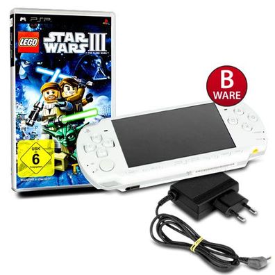 Original Sony PlayStation Portable - PSP 3004 Silm & Lite Konsole in WEIß / WHITE ...