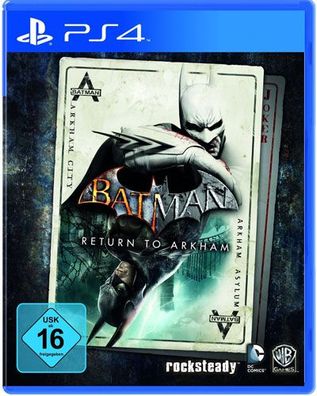 Batman Return to Arkham PS-4 HD Collection Arkham Asylum & City - Warner Games...