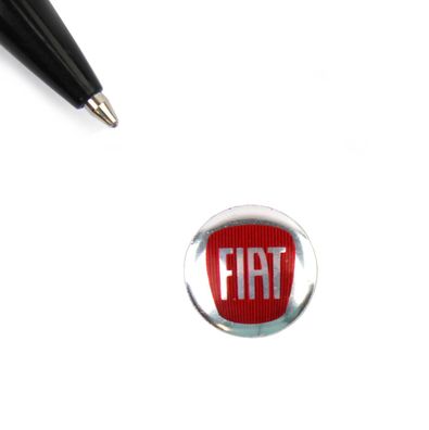 Sticker Emblem Logo Aufkleber für Klappschlüssel Gehäuse Fiat 14 mm