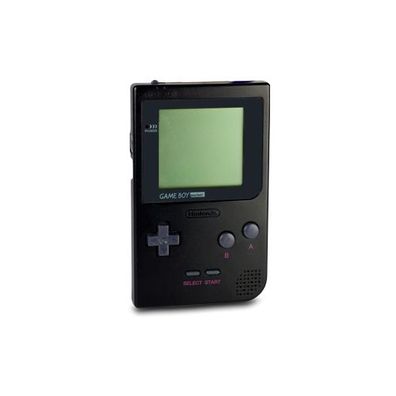 Gameboy POCKET Konsole in Schwarz / BLACK #25A