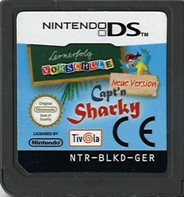 Lernerfolg Vorschule Capt'n Sharky Nintendo DS DS Lite DSi 3DS 2DS