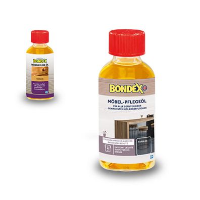 Möbelpflege Öl Farblos 150 ml Schutz und Pflege für Holz Innen Bondex