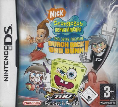 Spongebob Schwammkopf und seine Freunde durch Dick und Dünn! Nick THQ Nintendo DS ...