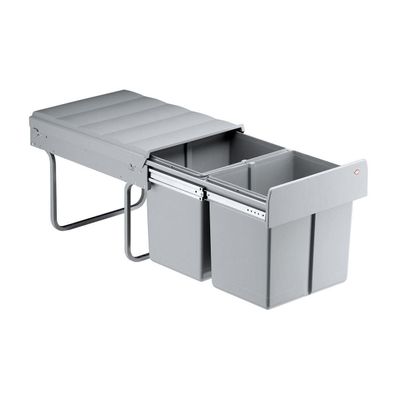 Wesco EB-Abfallsammler DOUBLE-MASTER 40DT 2x16 Liter, Vollauszug 600797