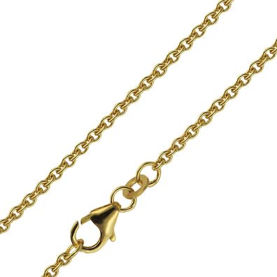 trendor Schmuck Halskette für Anhänger 14 Karat Gold 585 Ankermuster 75186