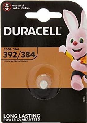 Duracell Specialty Silberoxid-Knopfzelle 392/384 SR41 1,5 V (1er Blister)