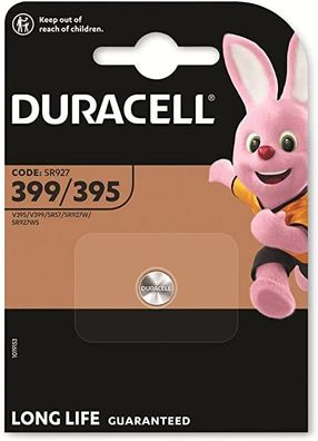 Duracell Specialty Silberoxid-Knopfzelle 399/395 SR927 1,5 V (1er Blister)