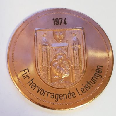 DDR GST Medaille Bezirksmeisterschaft Frankfurt/ Oder 1974 und 1975