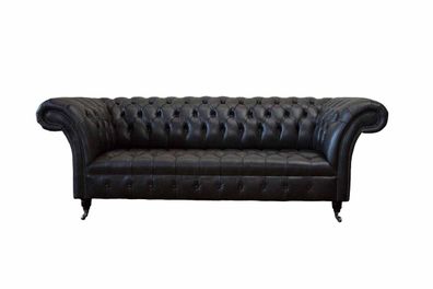 Chesterfield Design Luxus Polster Sofa Modern Couch Sitz Leder Lederosfa
