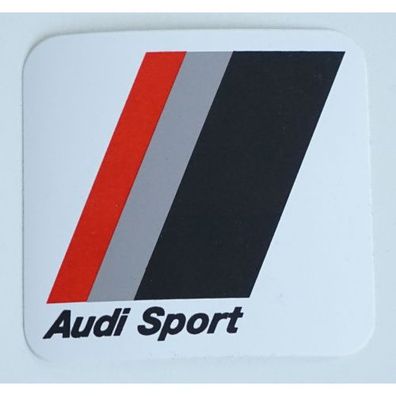 Audi Sport Aufkleber klein Logo Sticker Schriftzug A16-2018