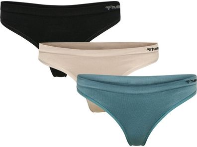 Hummel Damen Slip Hmljuno 3-Pack Seamless Thong