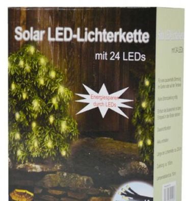 Solar LED-Lichterkette 24