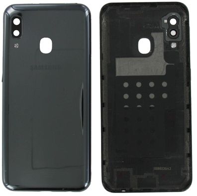 Original Samsung Galaxy A20e SM-A202 Akkudeckel Backcover Hinten Black Akzeptabel
