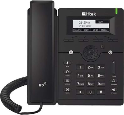 tiptel Htek UC902 VoIP-Telefon schnurgebunden PoE 132 x 48 LCD Display schwarz