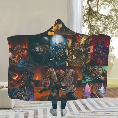 World of Warcraft Decke Flanell Fleece Blanket Sylvanas Windrunner Illidan Nap Quilt