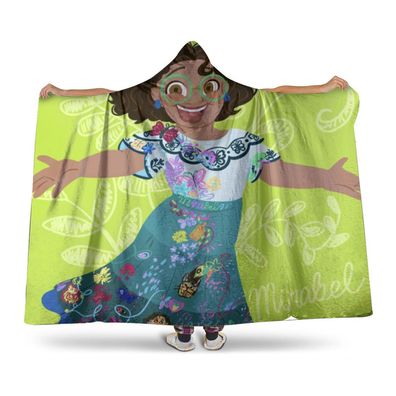 Anime Encanto Decke Flanell Fleece Blanket Mirabel Alma Luisa Kapuzenumhang Nap Quilt