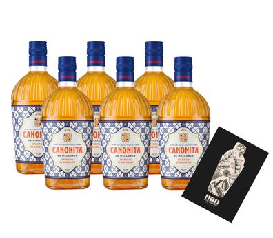 Canonita de Mallorca 6er Set Aperitif 6x 0,75L (18% Vol) Aperitivo de Naranjas