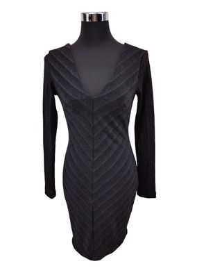 H&M kurzes Damen Bodycon Kleid in schwarz - Gr. 38 - V-Ausschnitt - NEU!!!