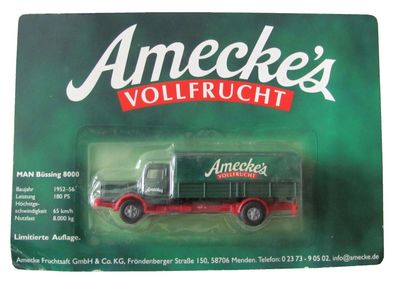 Amecke Fruchtsaft GmbH Nr.03 - Vollfrucht - MAN Büssing 8000 - Lkw Oldie