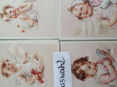 alte Postkarten AK EAS Schwerdtfeger Kunstverlag Berlin Q/0359 Baby wie gemalt Lingen