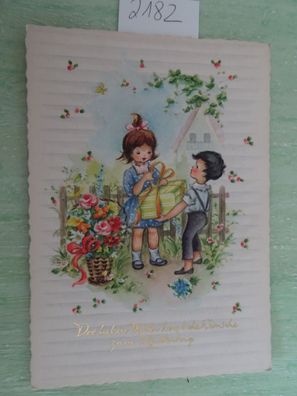 alte Postkarte AK EAS Schwerdtfeger Germany 9445 Kinder Zum Muttertag