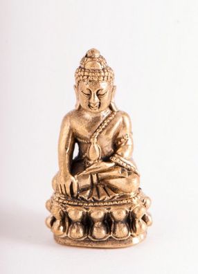 Miniaturfigur Medizinbuddha, Messing, H: 3 cm, FI-304