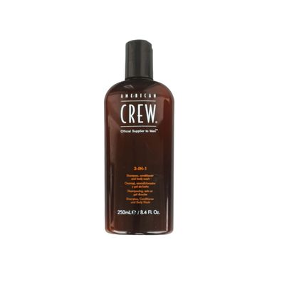 American Crew/ Classic 3in1 Shampoo, Conditioner and Bodywash 250ml/ Haarpflege